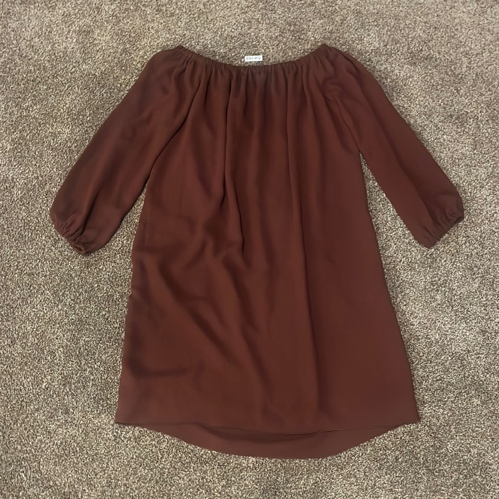 Wilfred off the shoulder dress. Size small